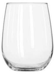 Vina Stemless White 503mL Engraved Glass