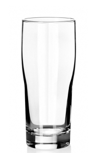 Brauhaus 425ml Nucleated Printed Beer Glass