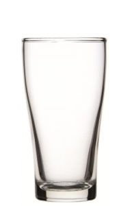 Conical 285ml Printed Beer Glass