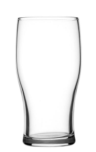 Tulip Pint 570m Tempered Nucleated Printed Beer Glass