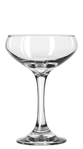 Perception Cocktail Saucer 251ml Printed Glass