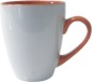 Calypso White Orange Mug